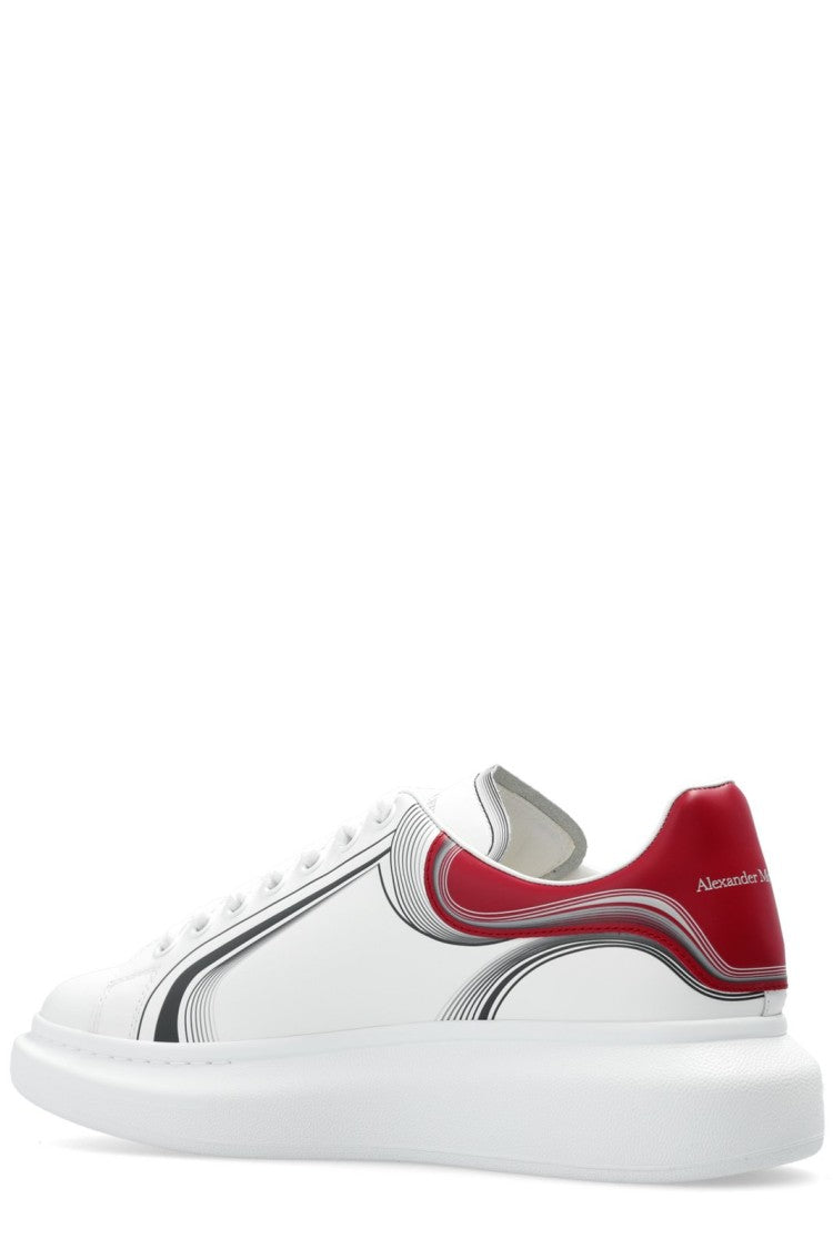 Alexander Mcqueen Smooth Leather Sneakers With Sole