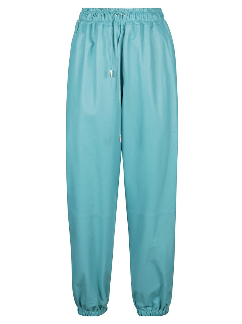 1972 Desa Blue Leather Jogging Pants