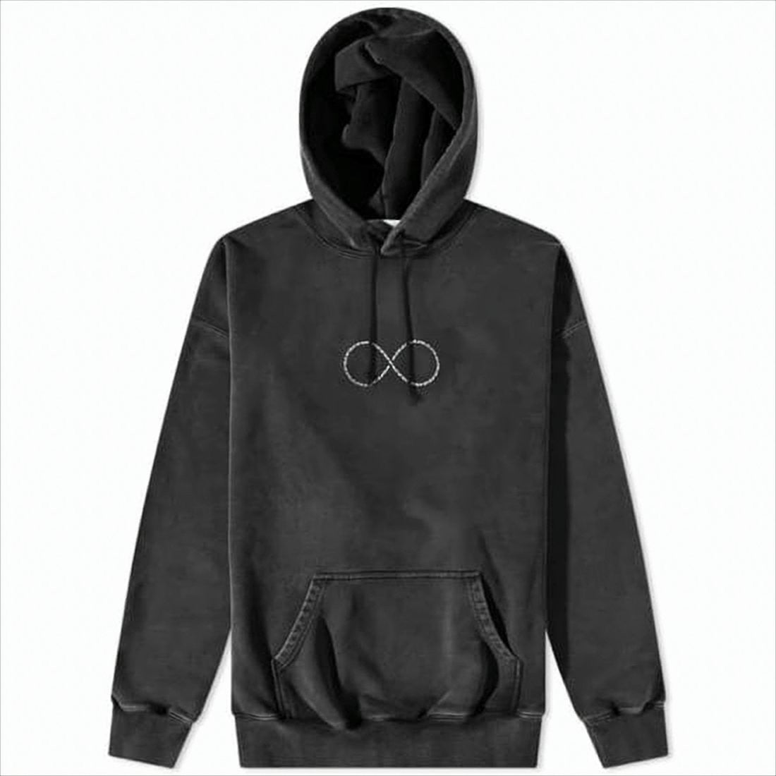 Vetements Relaxed-Fit Black Hoodie