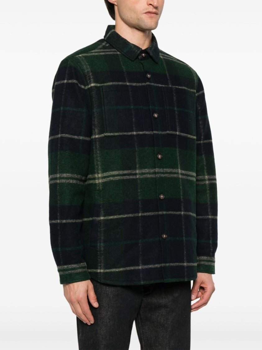Barbour Textured Tartan Check Barbour Shirt With Classic Collar And Pockets