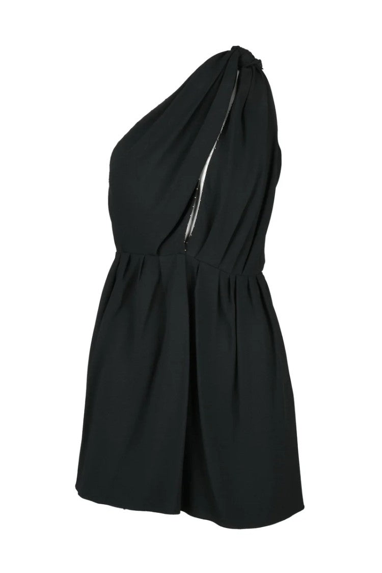 Saint Laurent Women's One-Shoulder Dress - Black