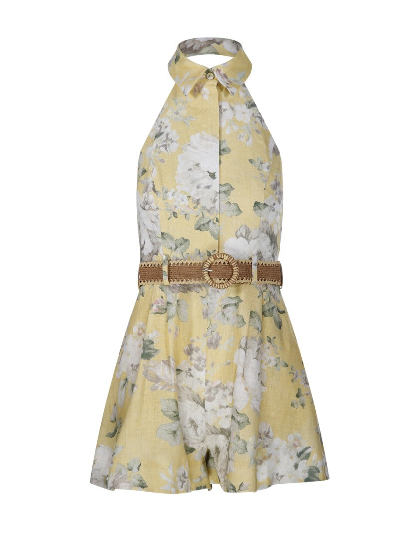 Zimmermann Acacia Halter Playsuit