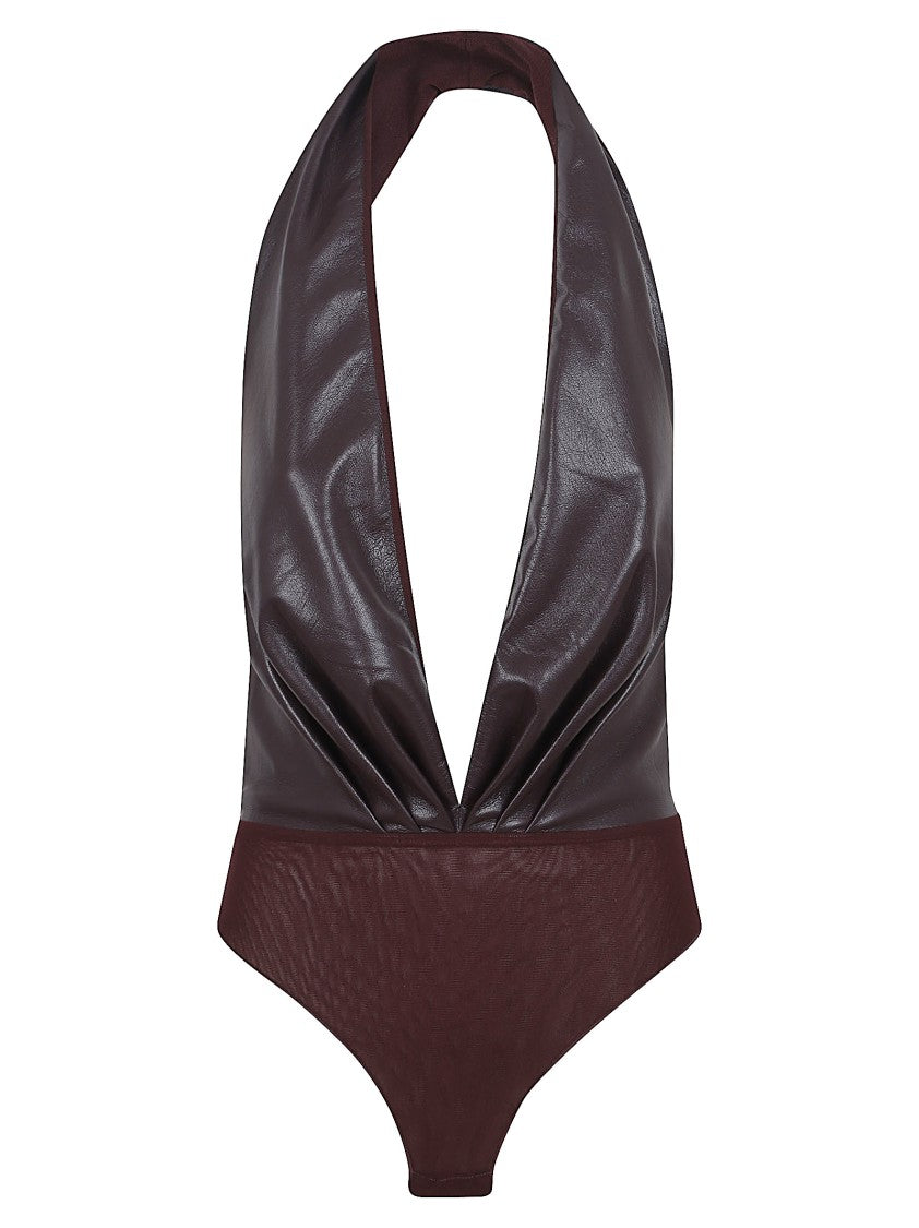 The Andamane Zendaya Bodysuit - Sleeveless Deep Vneck Bodysuit