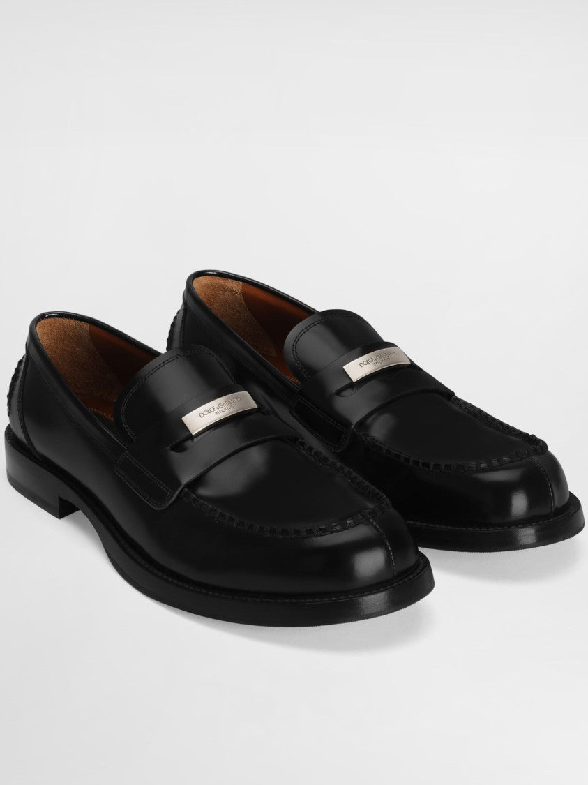 Dolce & Gabbana Corsaro Calf Leather Loafers
