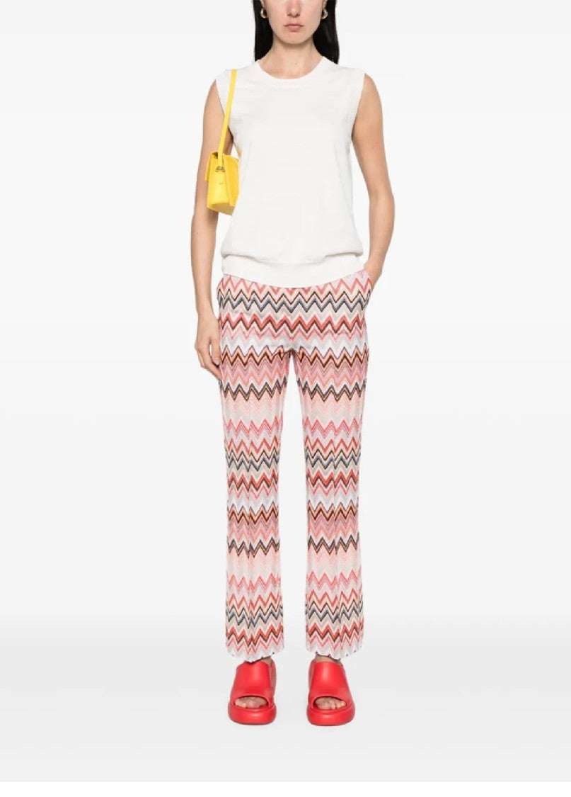 Missoni Zigzag Patterned Tailored Trousers