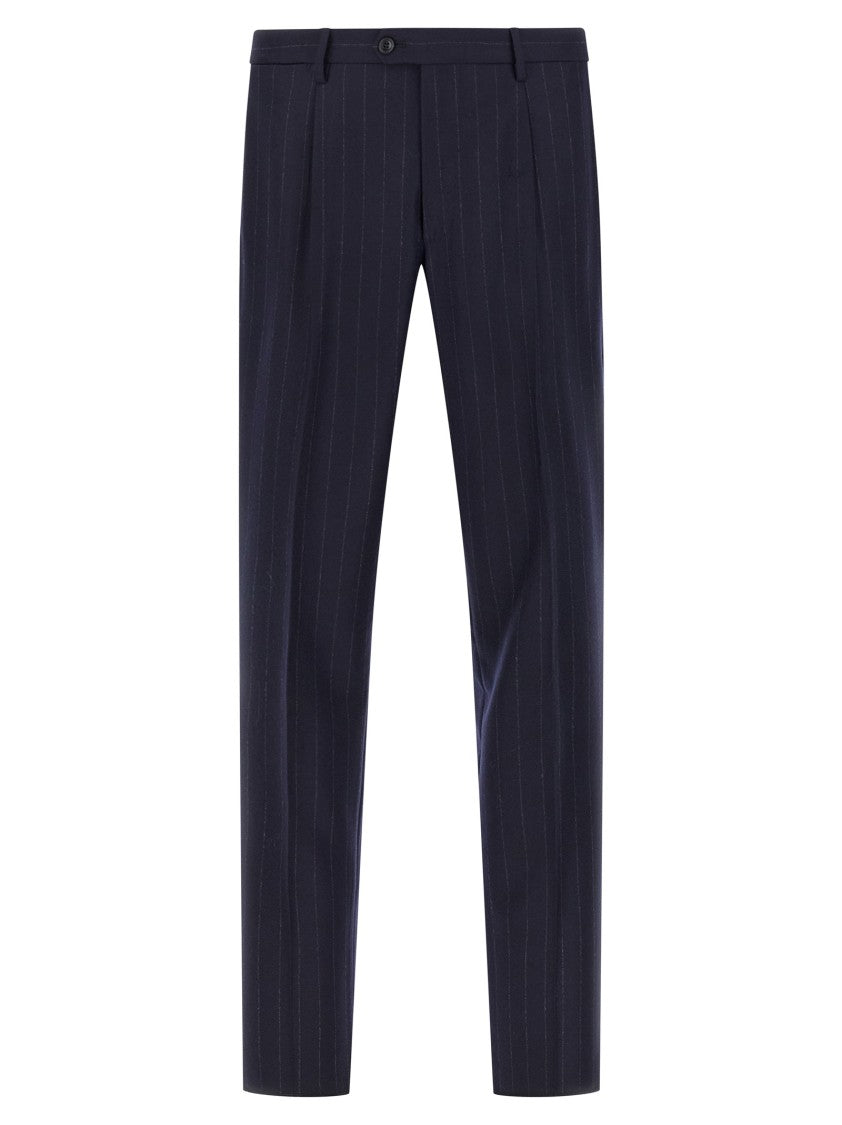 Tagliatore Pinstriped Two-Piece Suit In Super 110'S Wool