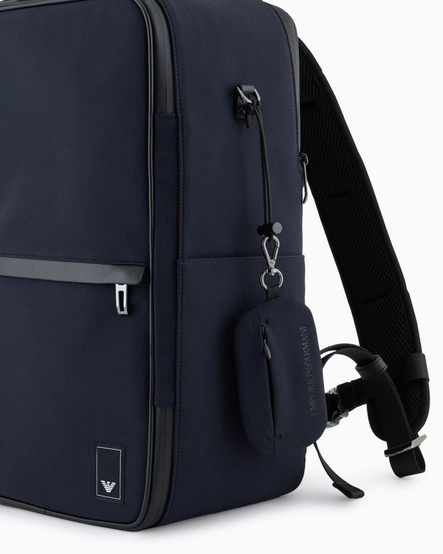 Emporio Armani Multi-Compartment Backpack With Padded Straps