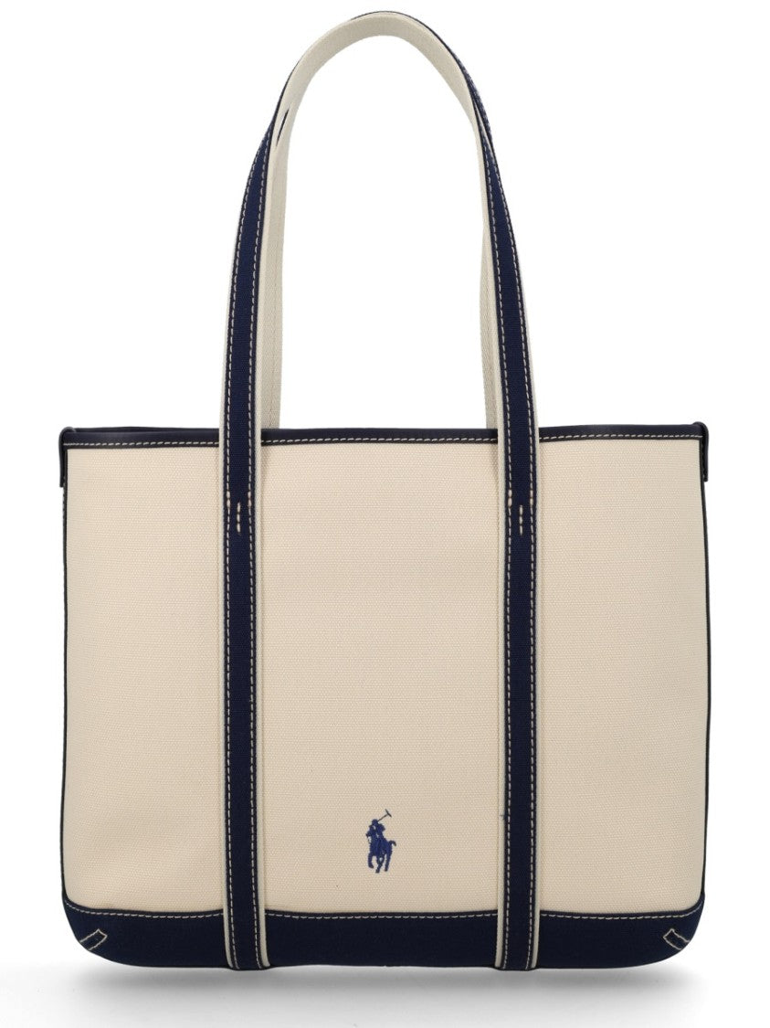 Polo Ralph Lauren Bear Embroidered Whimsical Tote Bag
