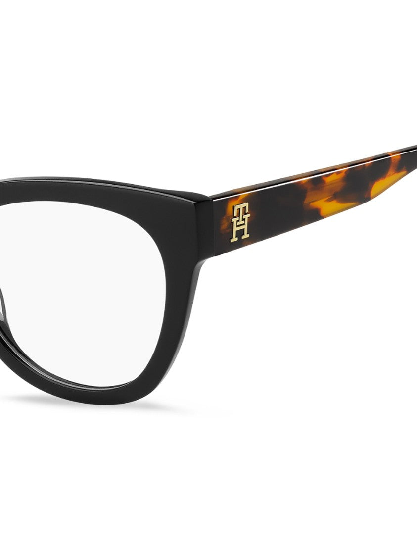 Tommy Hilfiger Cat-Eye Acetate Sunglasses With Tortoiseshell Temples