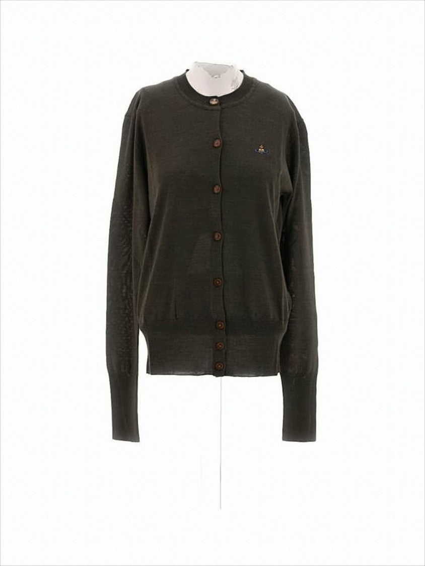 Vivienne Westwood Classic Round Neck Cardigan With Button-Down Front
