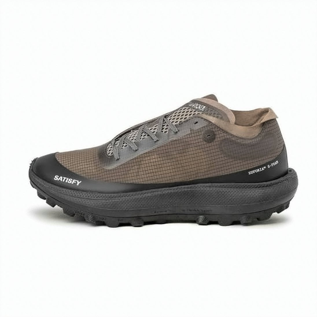 Satisfy Sleek Modern Brown Sneakers With Rugged Sole