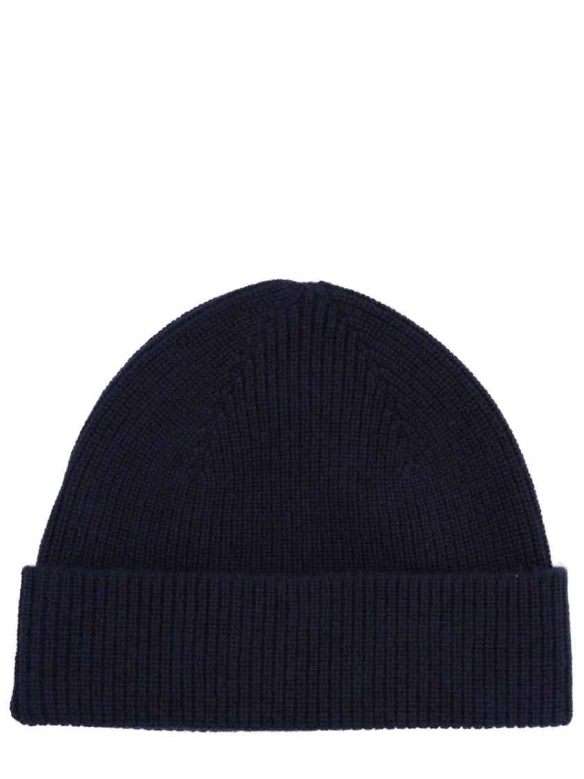 Zegna Ribbed Cashmere Beanie With Folded Cuff