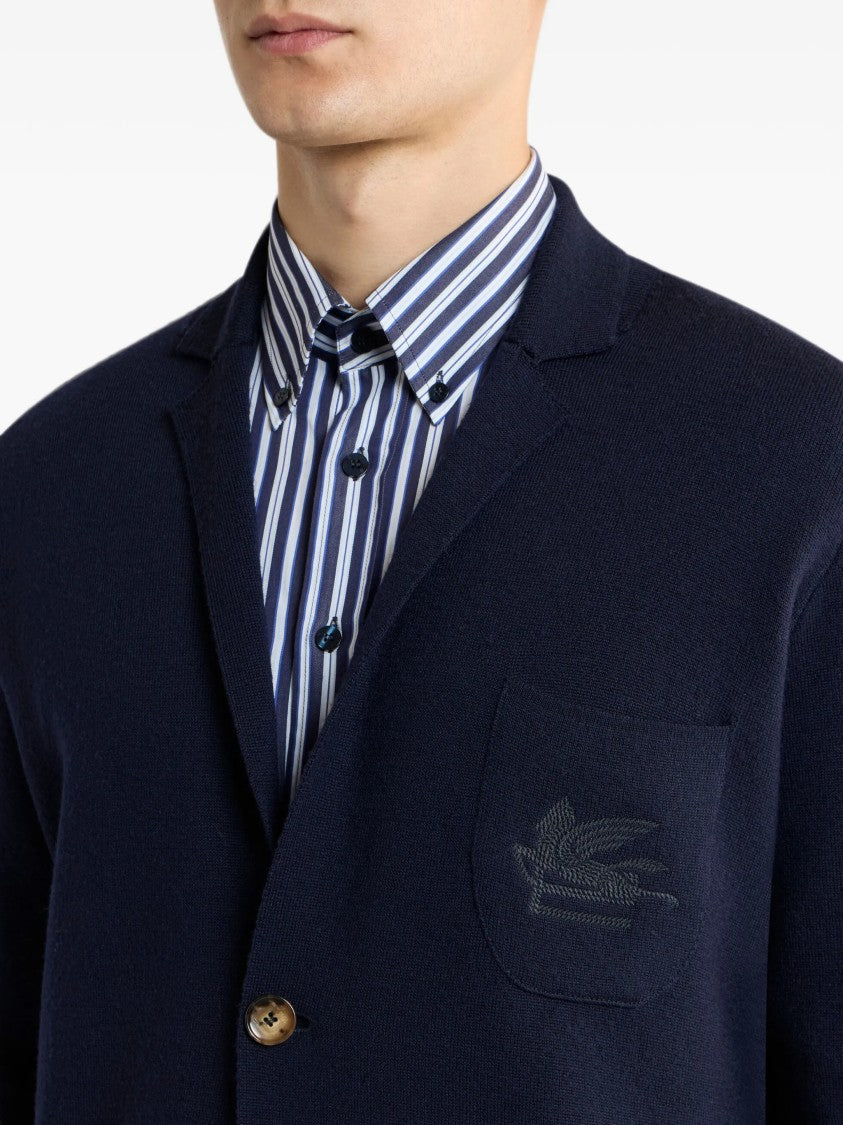 Etro Knitted Sport Jacket With Classic Blazer Silhouette