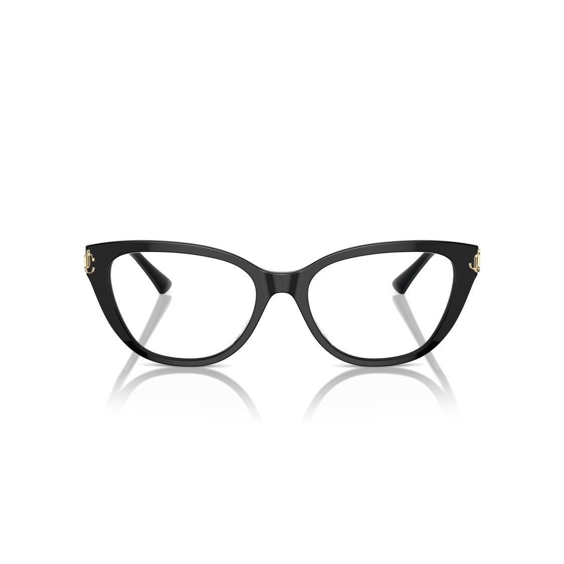 Jimmy Choo 0Jc3011 Glossy Black Acetate Cat-Eye Sunglasses