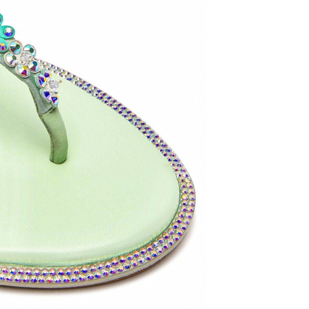 René Caovilla Diana Flat Thongs