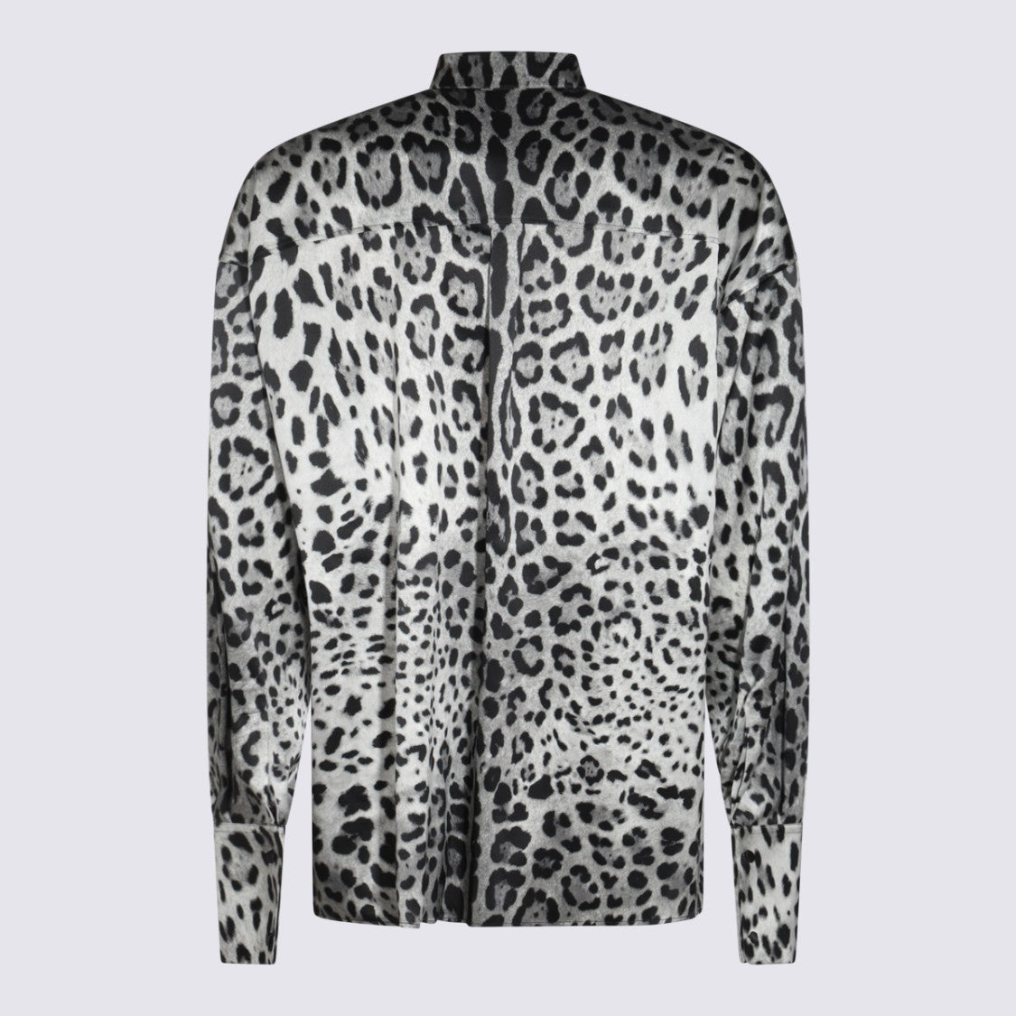 Dolce & Gabbana Bold Animal Print Casual Shirt With Classic Collar