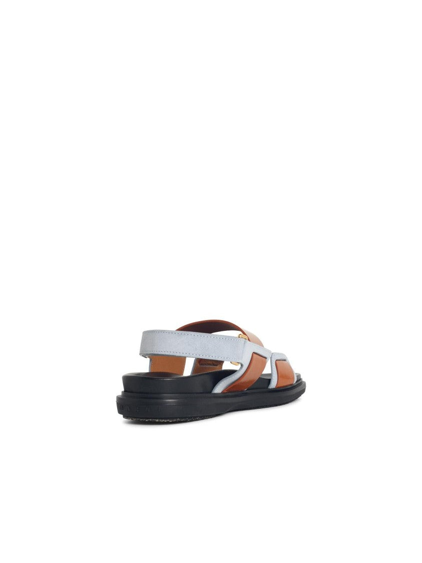 Marni 'Fussbett' Leather Sandals