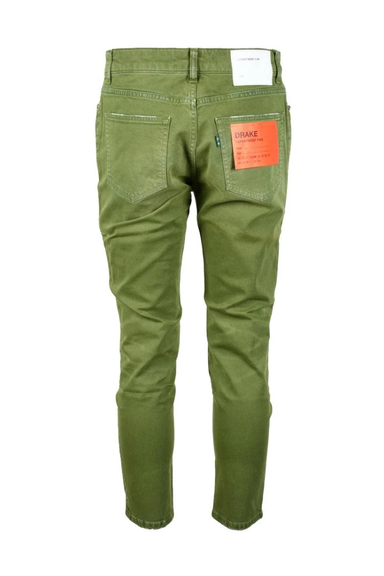 Department 5 Cotton Stretch Jeans - Green