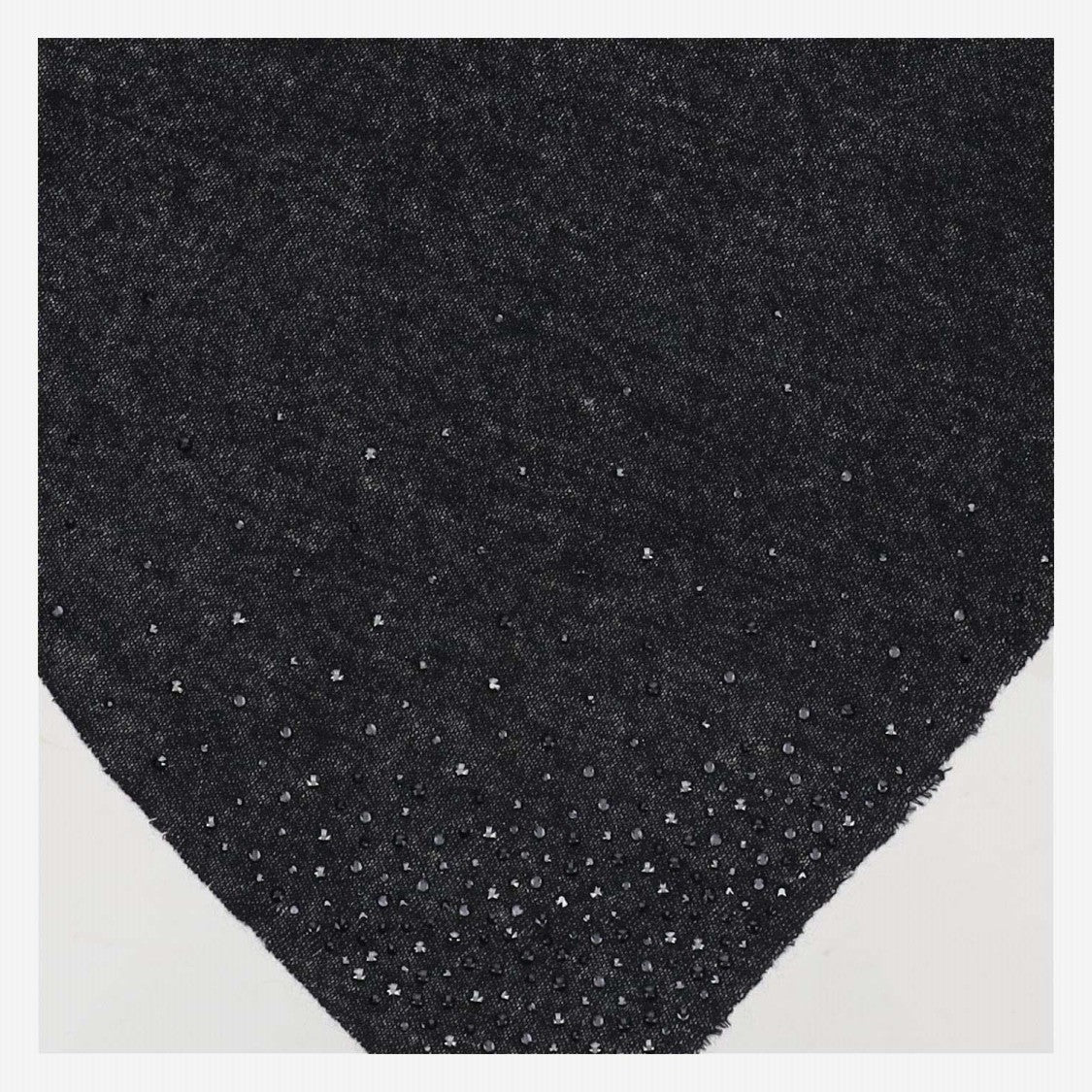 Faliero Sarti Triangular Cashmere Scarf With Swarovski Embellishments