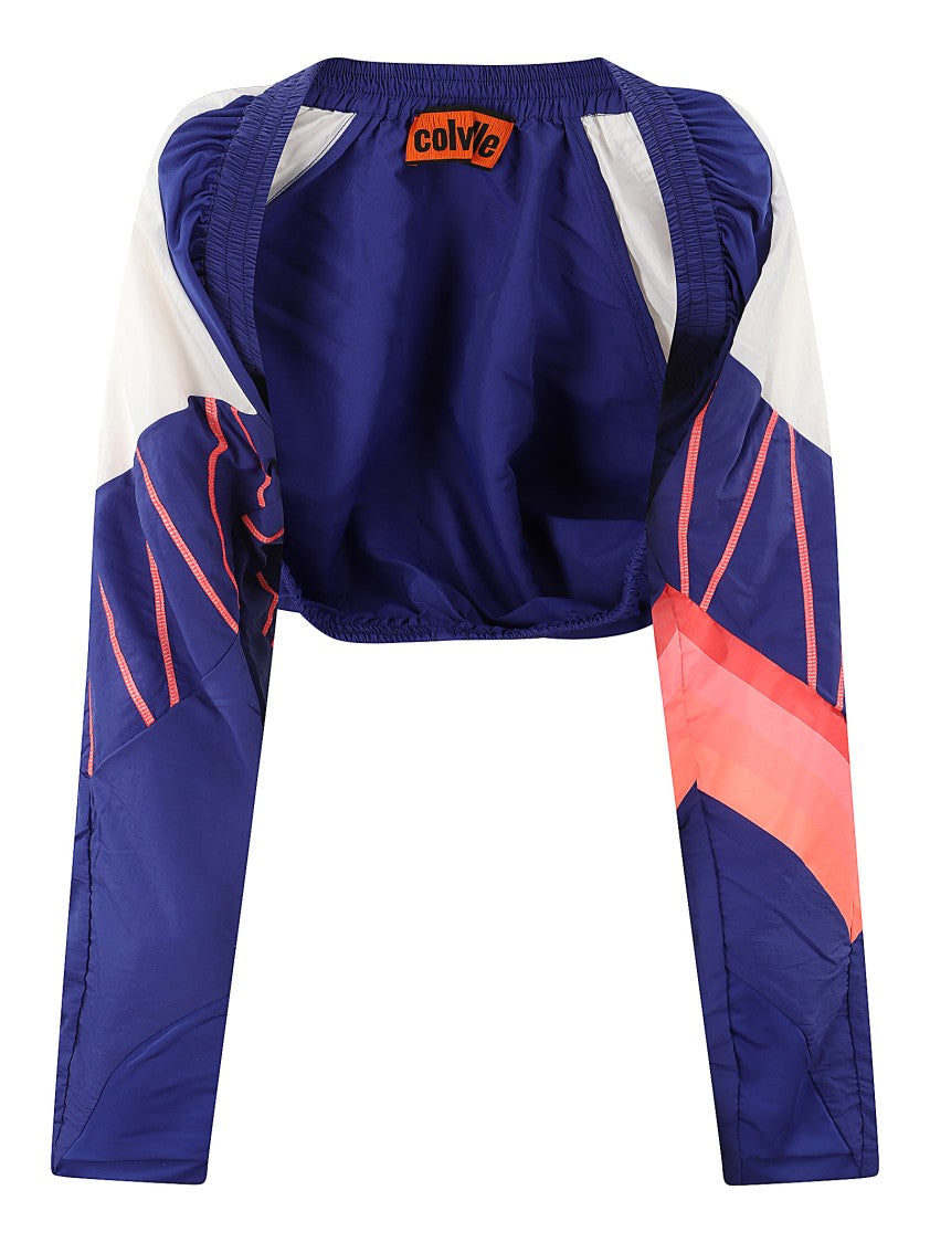 Colville Blue Cropped Jacket