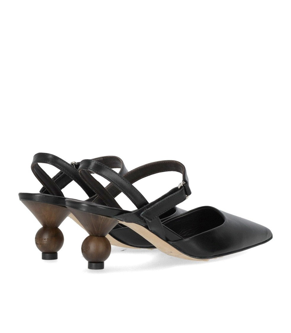 Max Mara Palo Black Slingback Pump