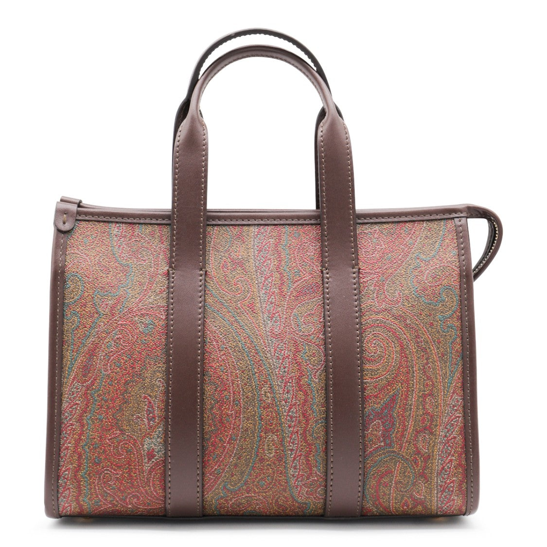 Etro Arnica Top Handle Bag With Intricate Paisley Pattern