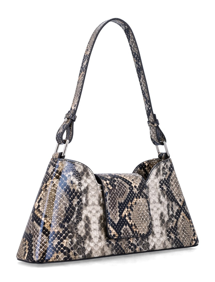 Justine Clenquet Marla Python-Effect Bag