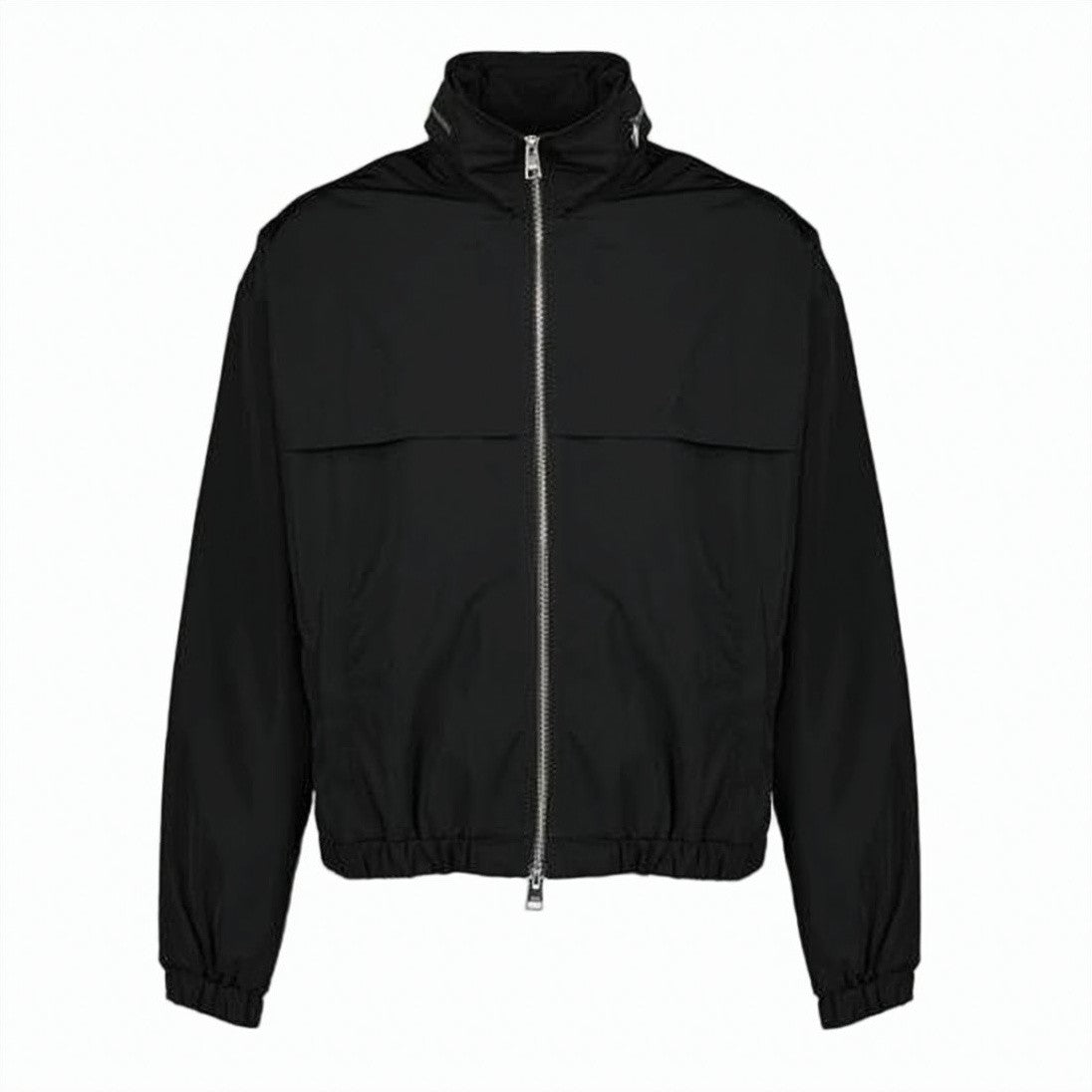 Ami Paris Nylon Casual Jacket With High Collar