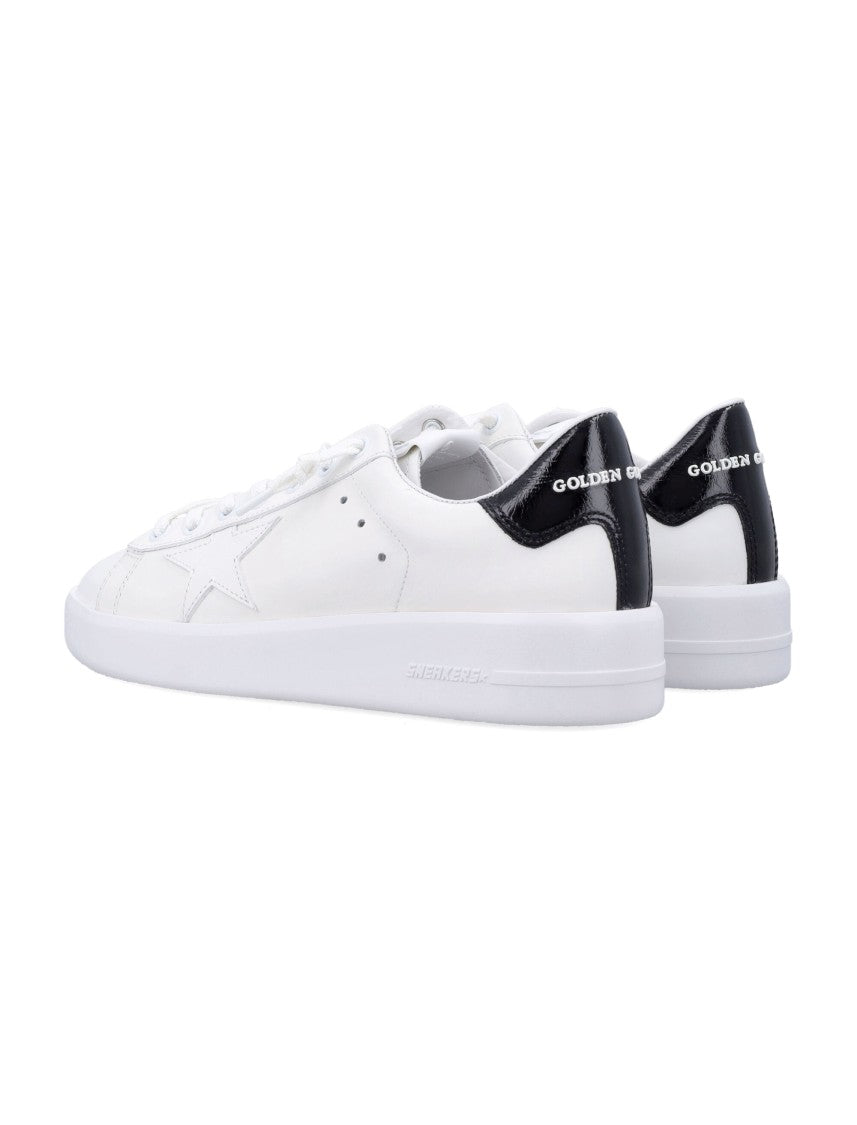 Golden Goose Pure Star White Leather Sneakers
