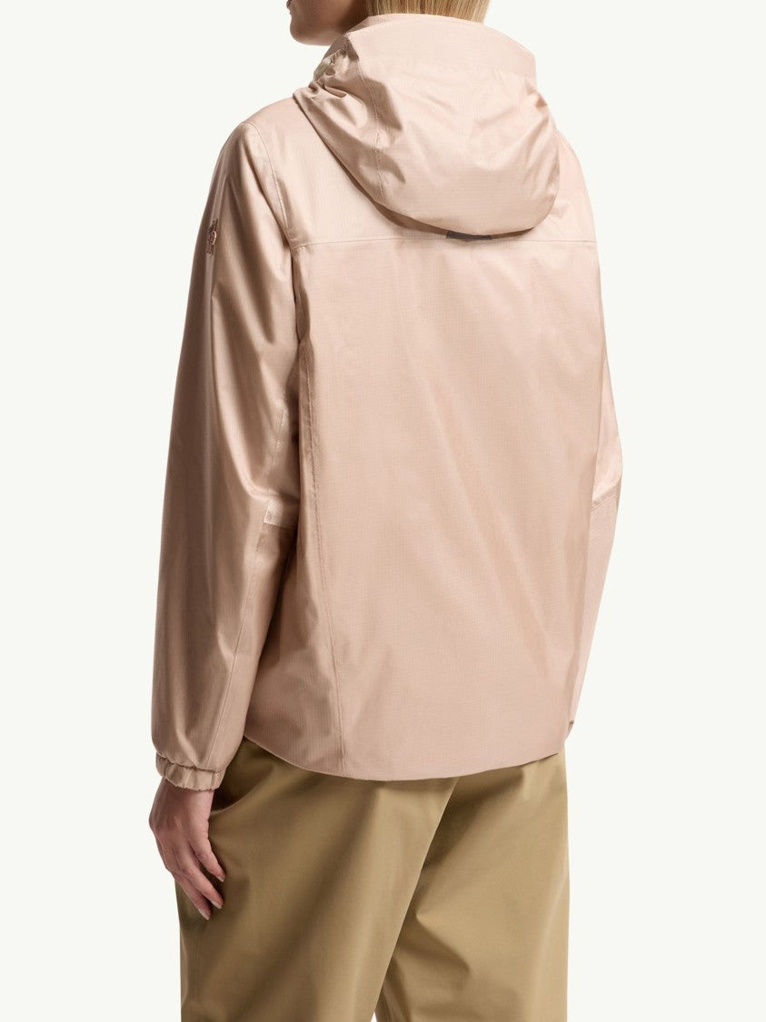 Moncler Grenoble Neutral Fergana Hooded Casual Jacket