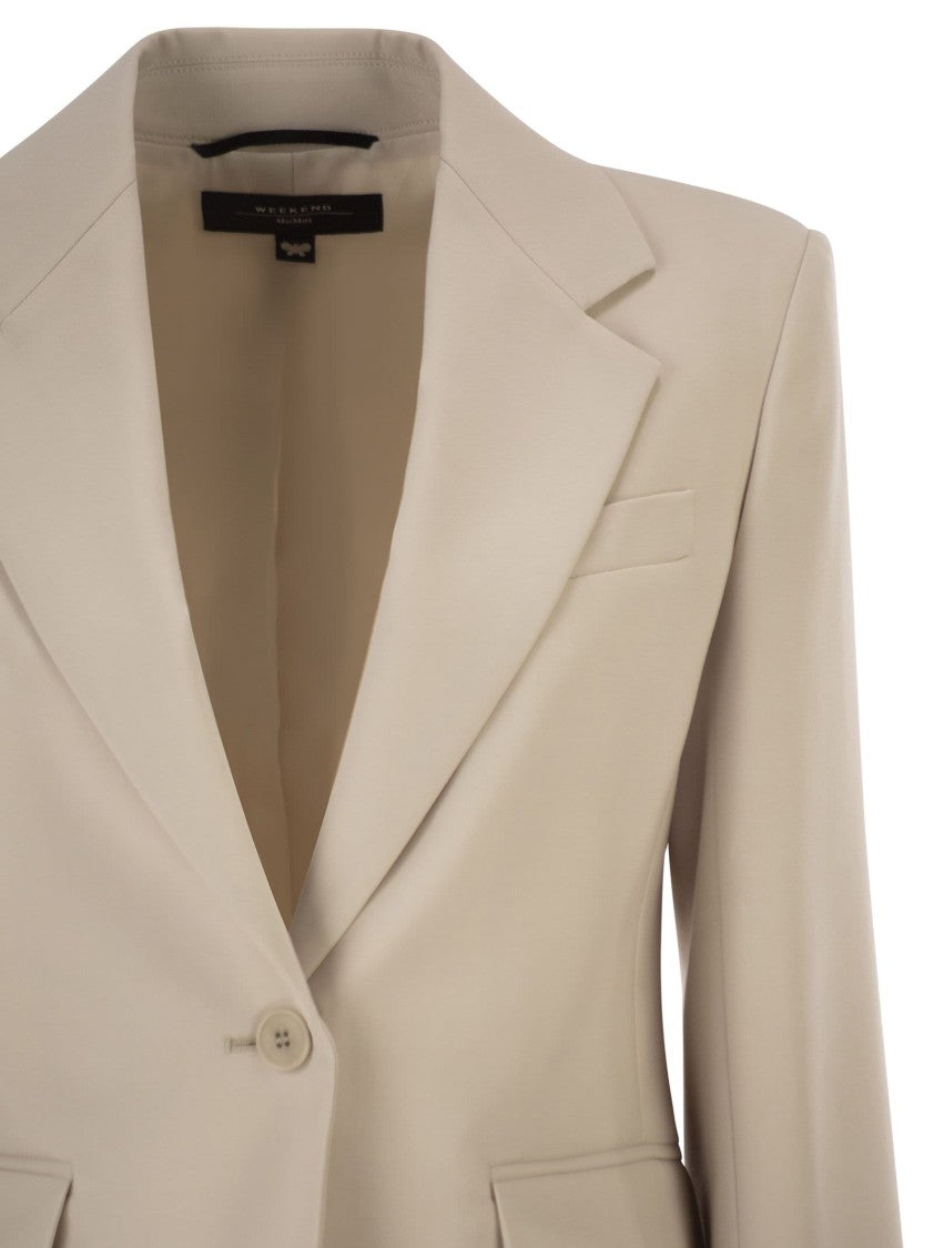 Max Mara Wkdlamine - Natural Stretch Wool Blazer