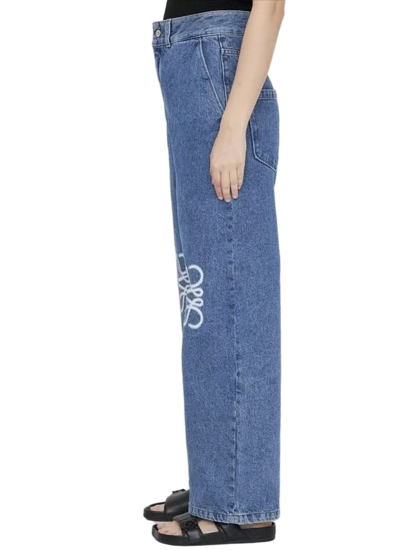 Loewe Relaxed Wide-Leg Denim Pants