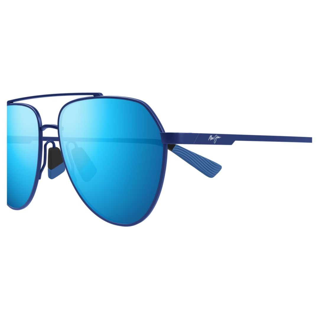 Maui Jim Waiwai Teardrop-Shaped Sunglasses With Double Bridge Design