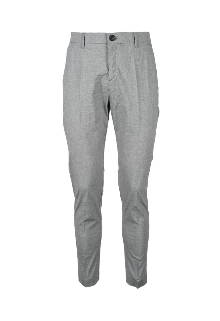Aglini Mid-Rise Trousers - Grey