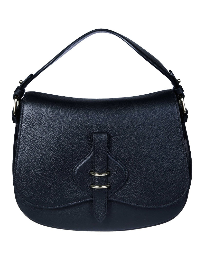 Coccinelle Structured Curved Flap Shoulder Bag