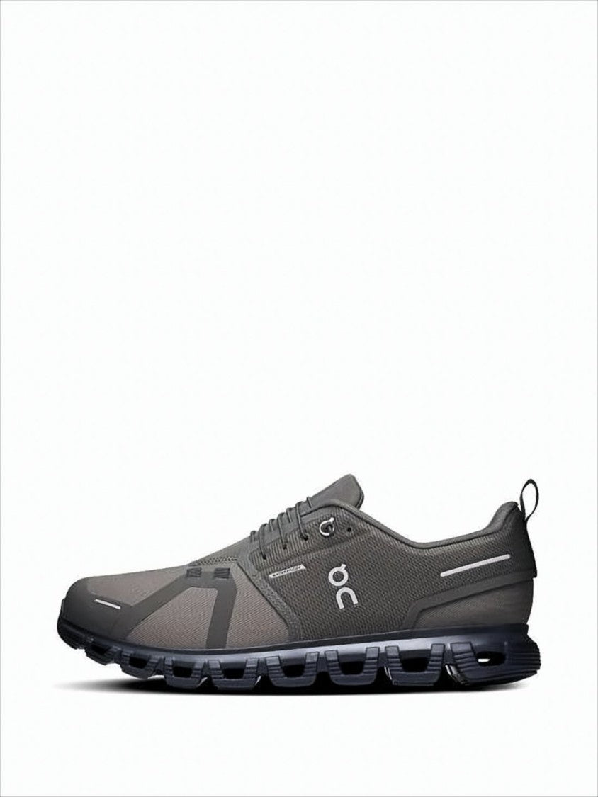 On Running Breathable Black Sneakers With Tpu Overlays