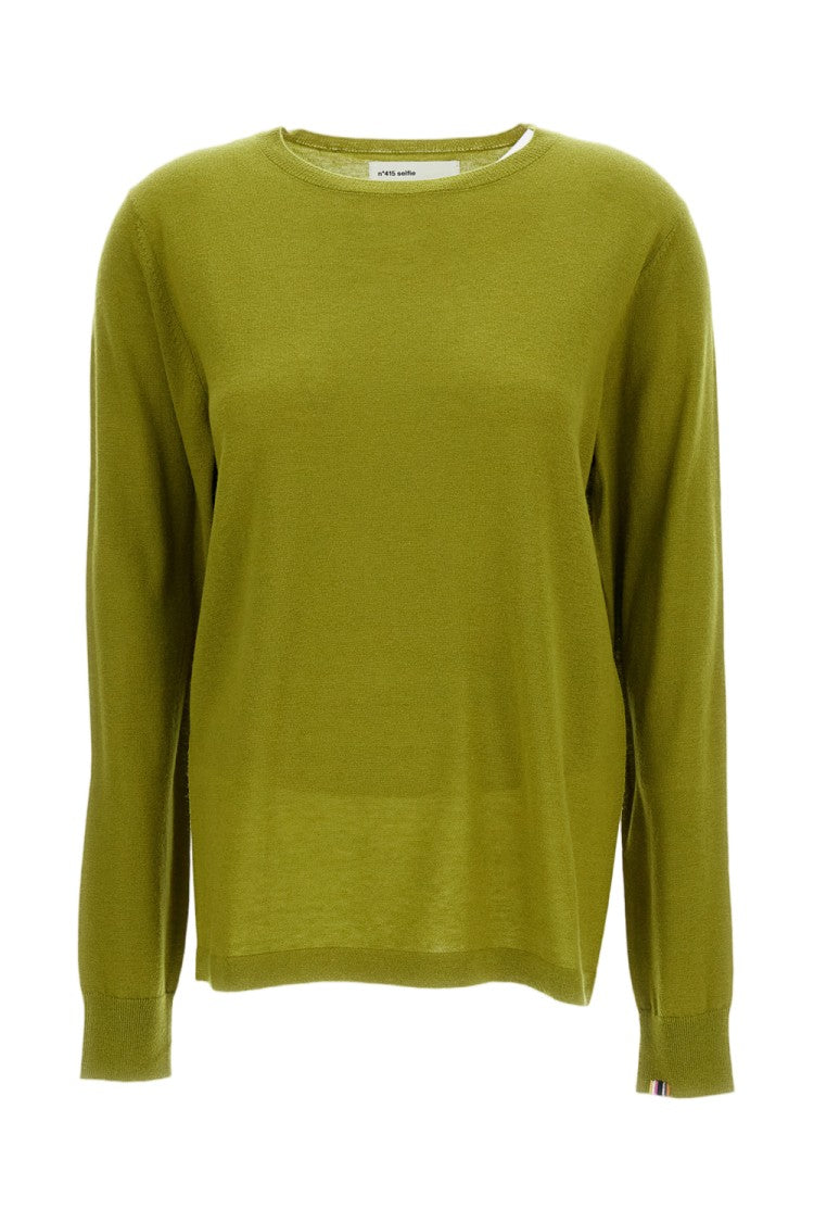 Extreme Cashmere Green Grass N.415 Selfie Sweater