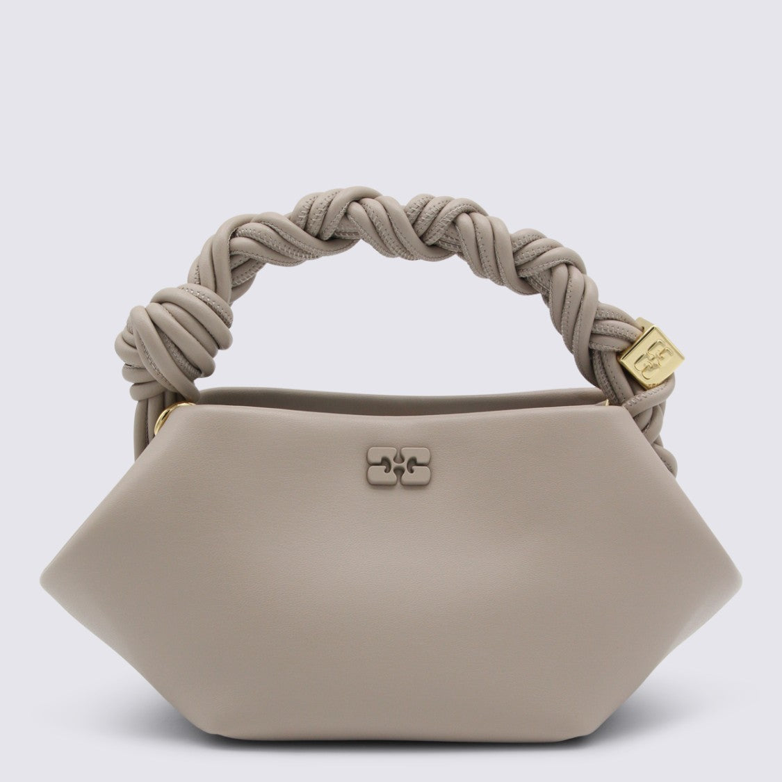 Ganni Beige Top Handle Bag