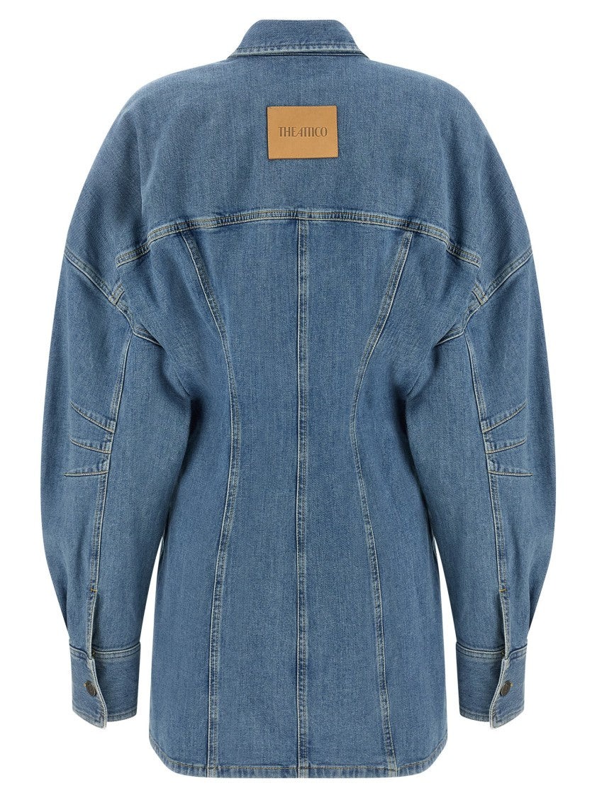 The Attico Mini Denim Dress