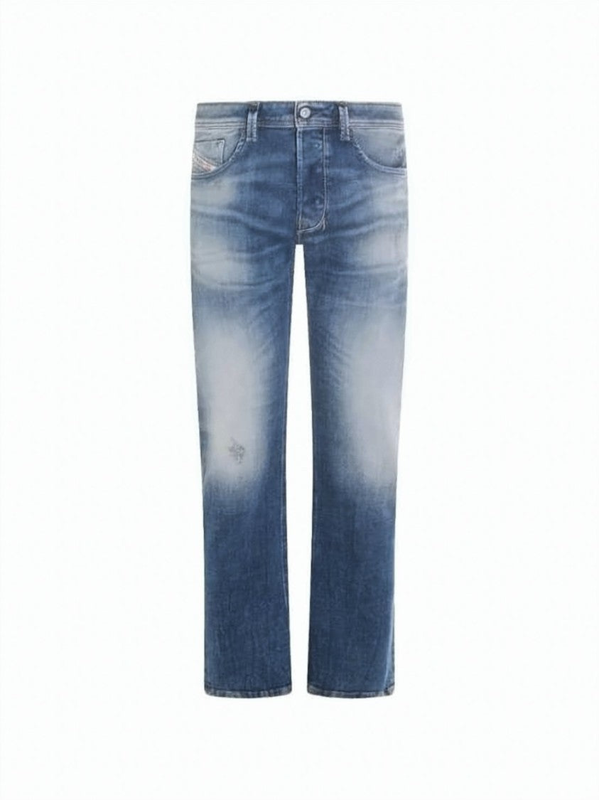 Diesel Regular Fit Denim Jeans With Classic Five-Pocket Design