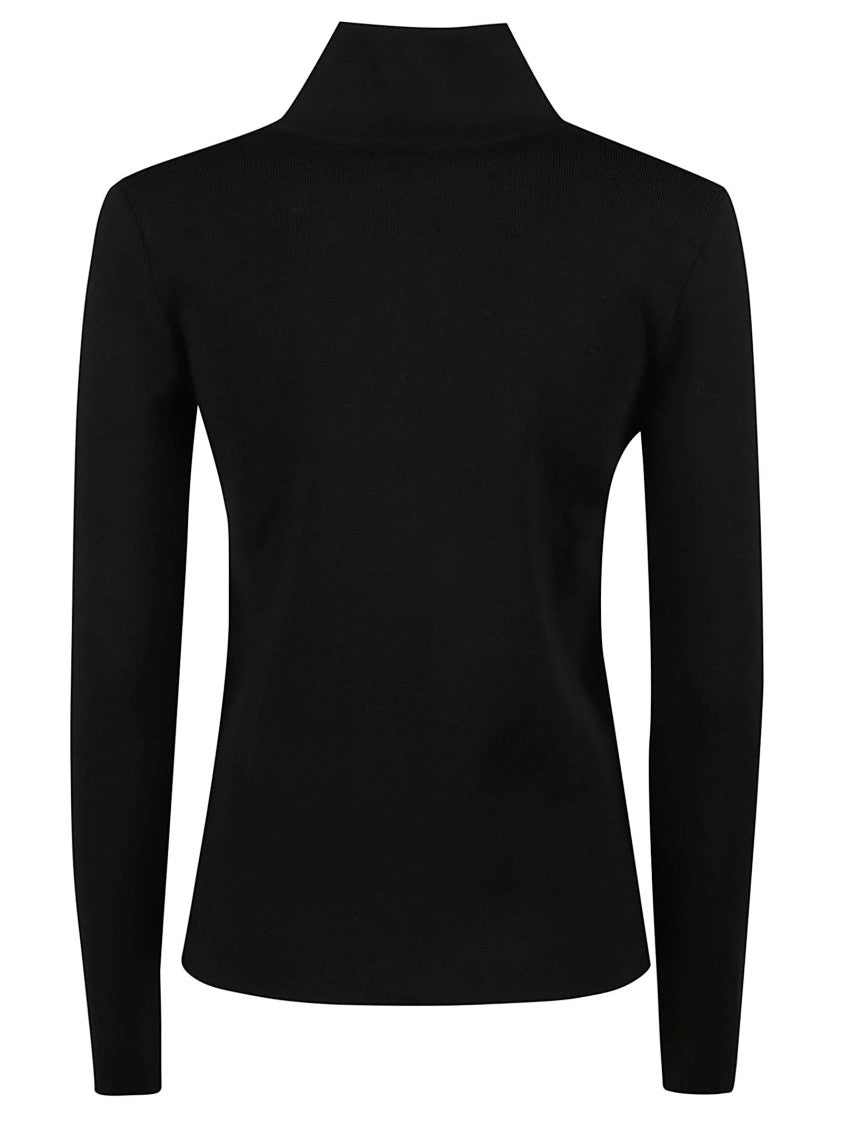 Courrèges Merino Wool Zippered Cardigan