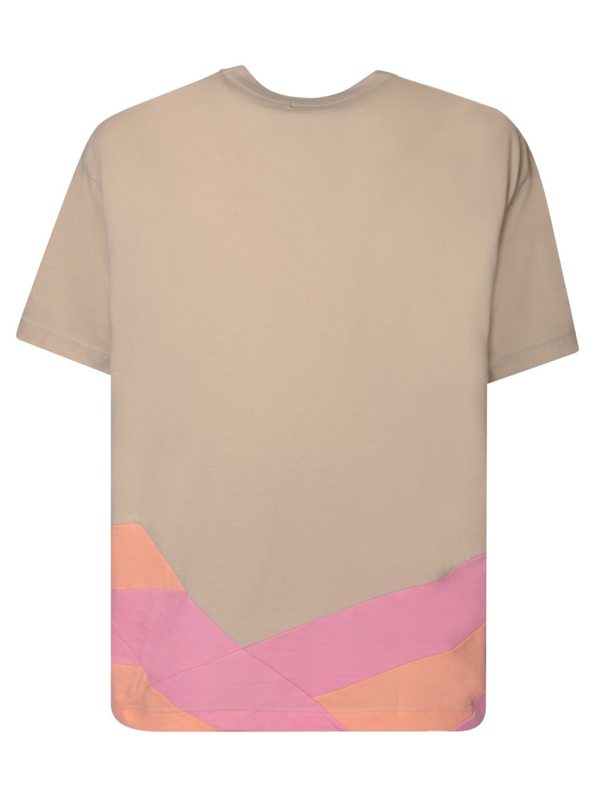 Comme Des Garçons Oversized Printed Grey T-Shirt