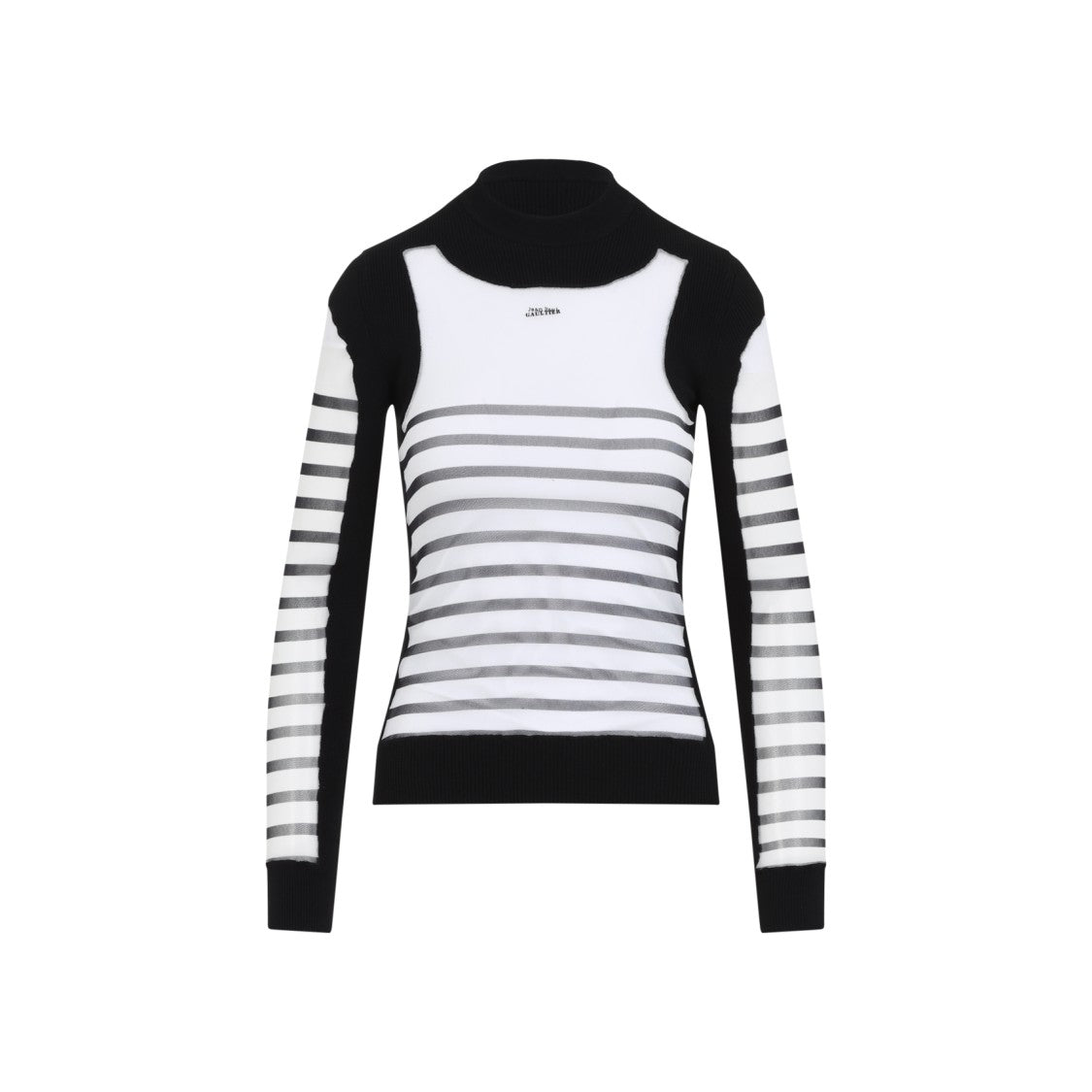 Jean Paul Gaultier Printed "Mariniere" Pullover