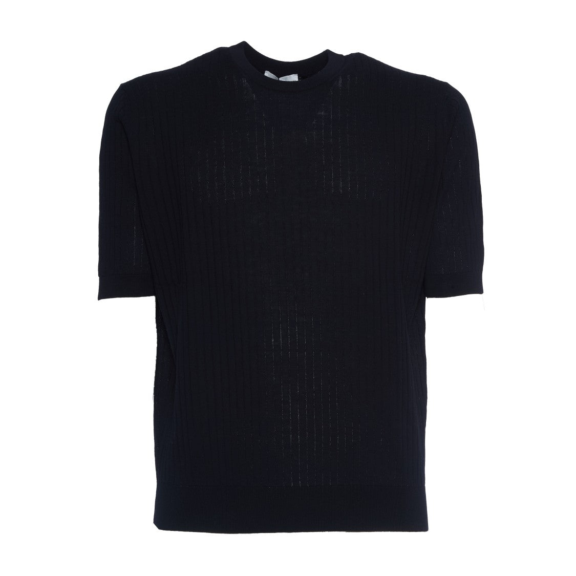 Settefili Cashmere Mezza Manica Girocollo High Gauge T-Shirt