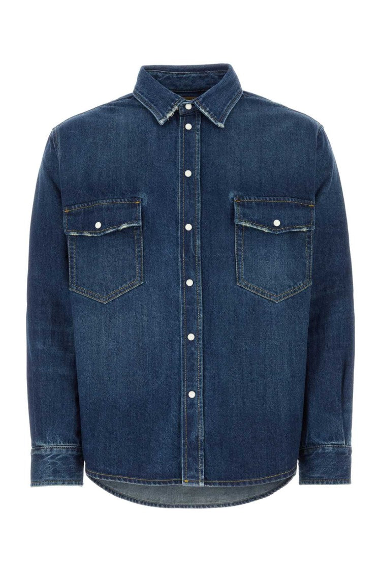 1989 Studio Classic Denim Shirt With Embossed Detail