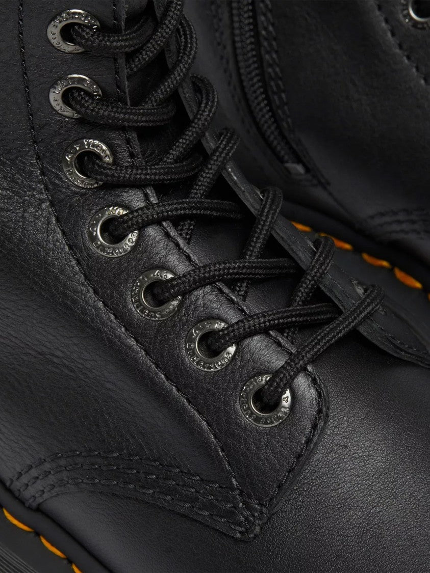 Dr. Martens Black 1B60 Bex Tall Leather Lace-Up Boots