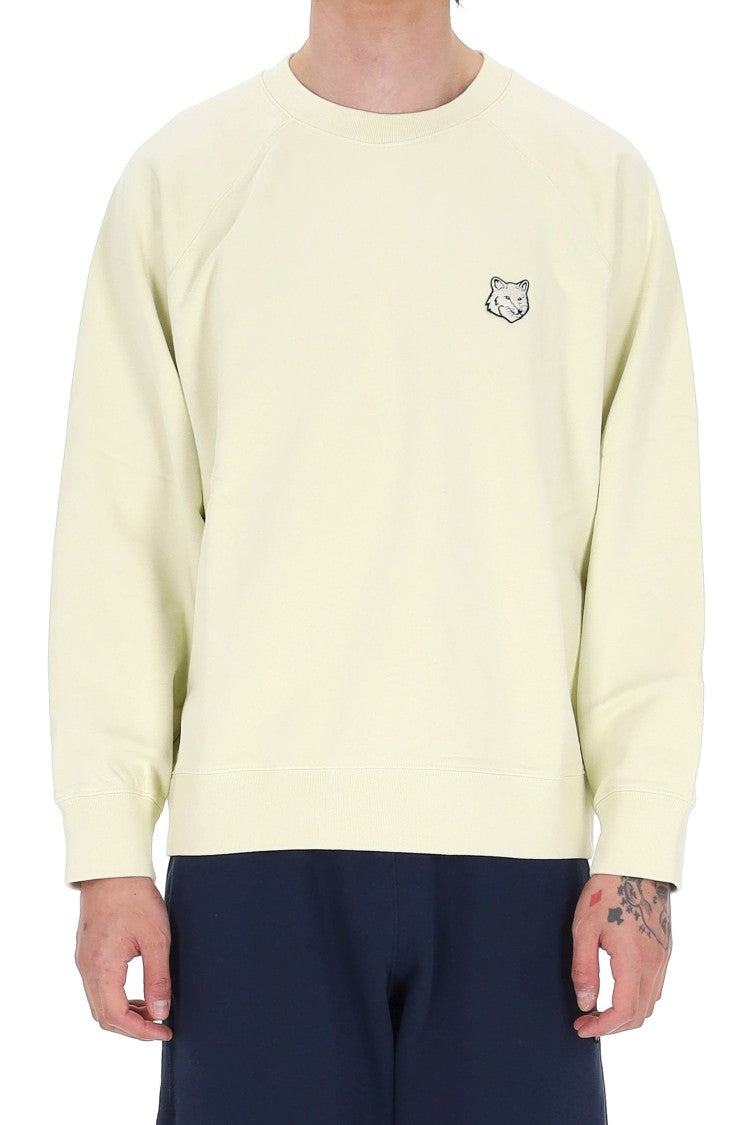 Maison Kitsuné Fox Head Tonal Patch Oversized Cotton Sweatshirt