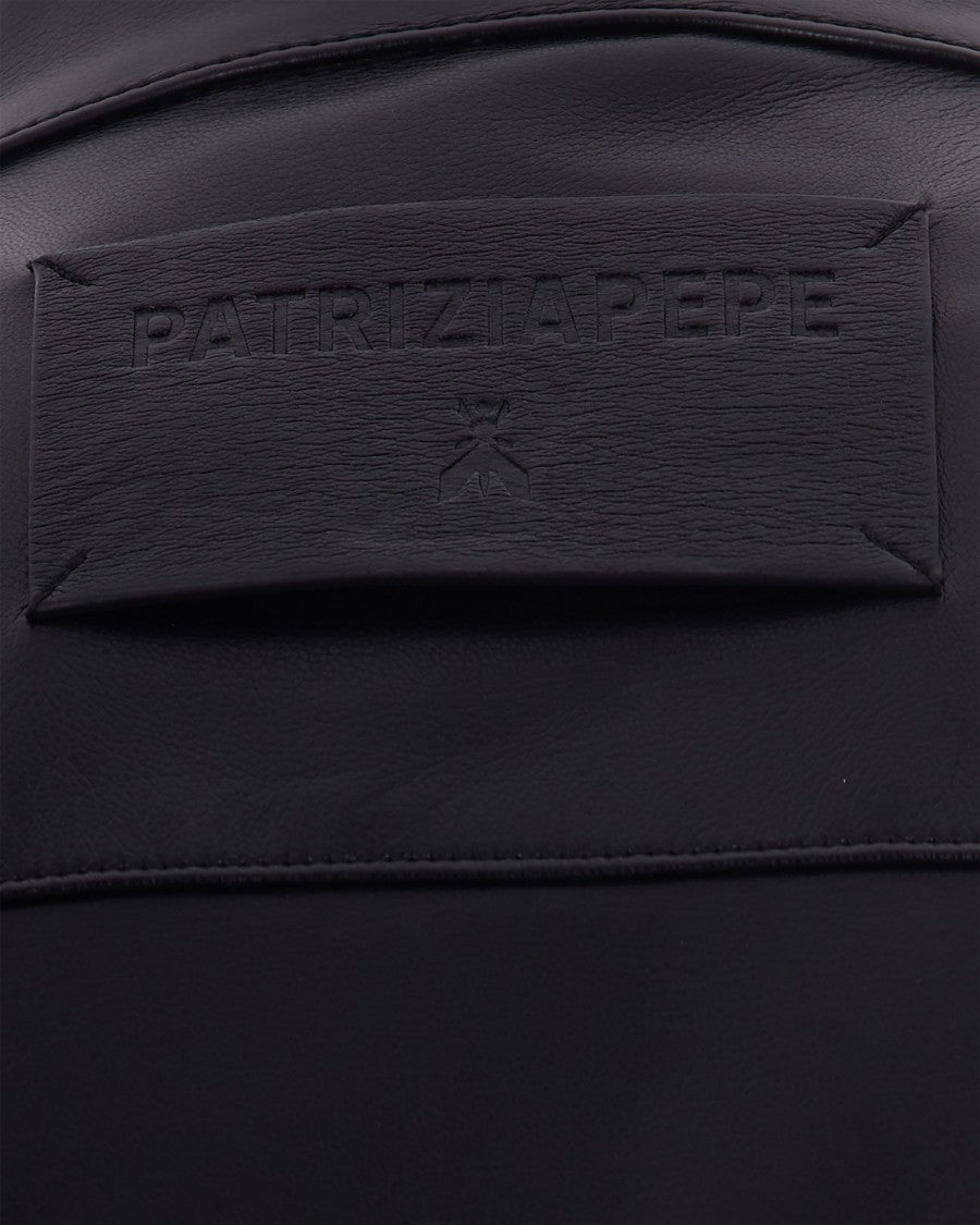Patrizia Pepe Coated Fabric Biker Jacket