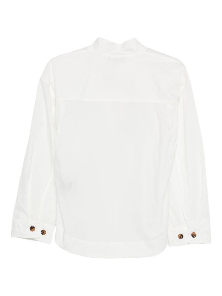 Soeur Asymmetrical White Cotton Shirt