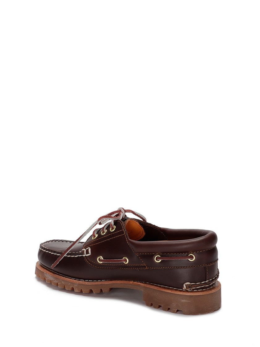 Timberland Brown Leather Boat Shoes